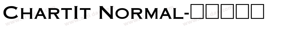 ChartIt Normal字体转换